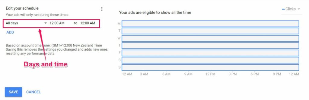 edit your schedule